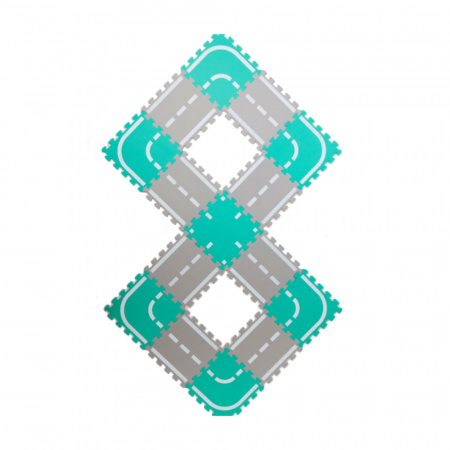Коврик-пазл Автодорога, 12 шт.